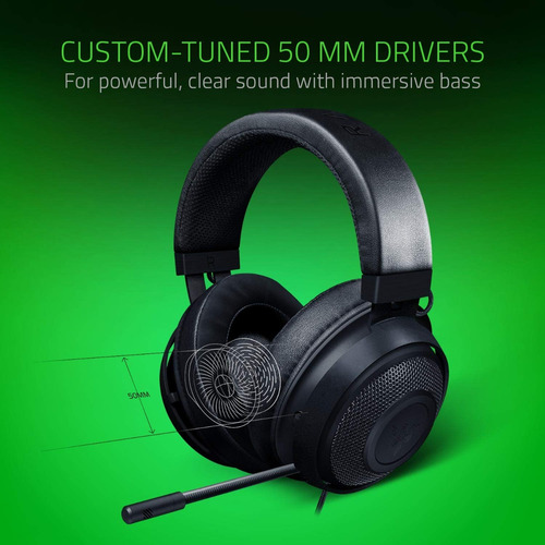 Imagen 4 de 7 de Audifono C/microf. Razer Kraken Multi-platform Black (2019)
