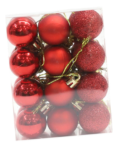 3 X 24x Adornos De Bolas Colgantes Para Árbol De Navidad,