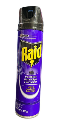 Insecticida Para Pulgas Y Garrapatas Aerosol Raid 