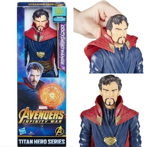 Boneco Doutor Estranho Marvel 30cm Articulado Da Hasbro.