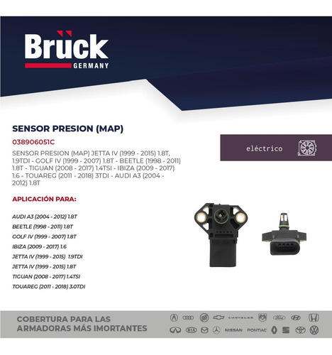 Bulbo Sensor Presion Map Jetta 2000 - 2003 1.9l
