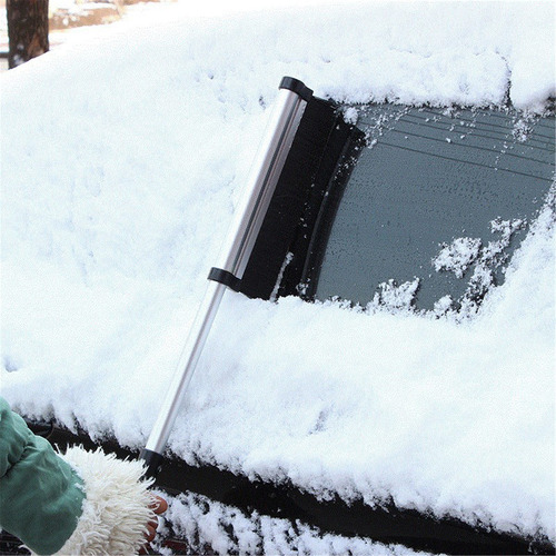 Raspador De Hielo En L Con Cepillo Para Coche, Suv, 2 En 1,
