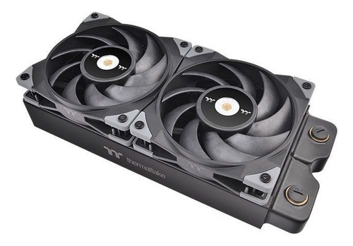 Kit 2x Fan Toughfan 12 Black High Static 120mm Thermaltake