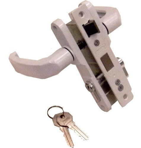 Cerradura De Embutir Cilindro/cilindro Blanco