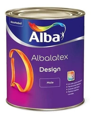 Imagen 1 de 1 de Albalatex Design Blanco Mate X 10 Litros Pintu Don Luis Mdp
