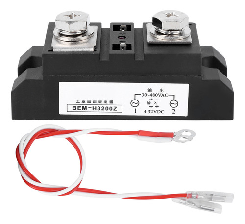 Relé De Estado Sólido Bem H3200z 200a Dc Control Ac Industri