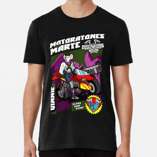 Remera Vinnie Motorratones De Marte Art - Retro Cartoon Bike