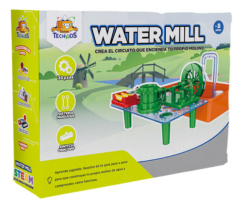 Juego De Ciencia Circuito Molino De Agua Techkids