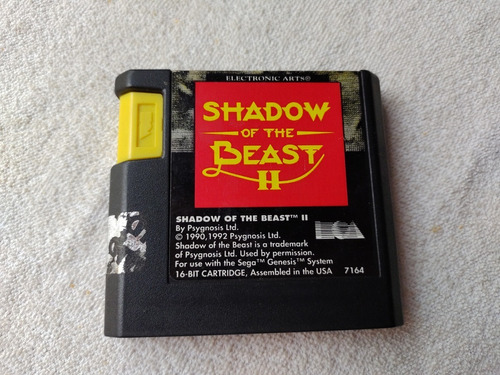 Shadow Of The Beast 2 Sega Genesis Juego Cartucho 16 Bit