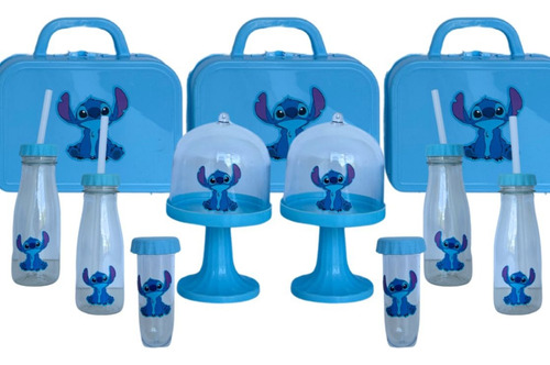 Set Premium Candy Bar Temáticos Valij, Tubos, Bote, Posa X24 Stich
