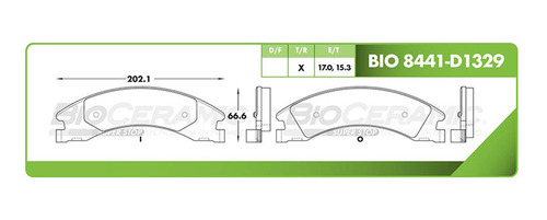 Balata Disco Trasera Ford E-350 Super Duty 2017-2019 6.2