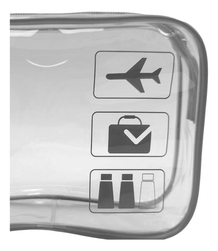2 Bolsa De Aseo Transparente, Organizador De Maquillaje