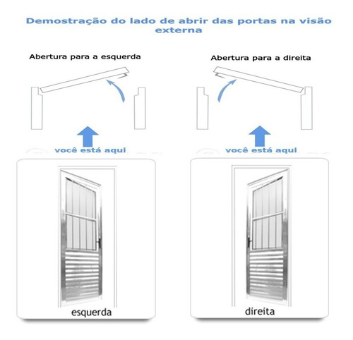 Porta Palheta Alumínio Brilhante 2,10 X 0,70