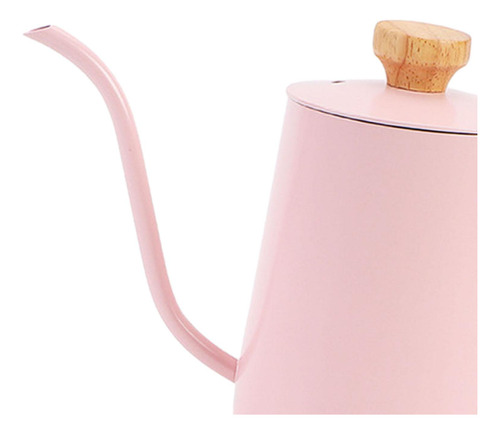 Despeje Sobre Chaleira Mão Gotejamento Cafeteira Rosa