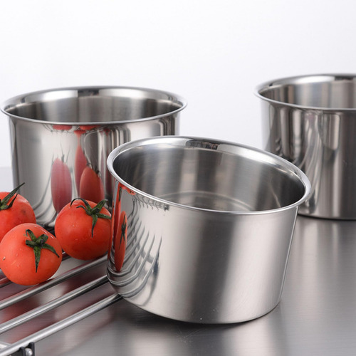 Sockpot De 12 Cm, Stew Pot De Acero Inoxidable Simple Con Ta