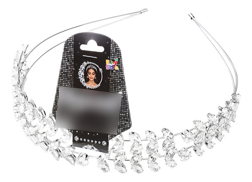 Corona Diadema Tiara Cristal Fiesta De Disfraces
