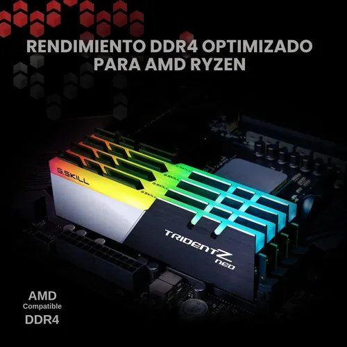 Ram Ddr4 G.skill Trident Z Neo De 32 Gb (4x8 Gb) 3600 Mhz