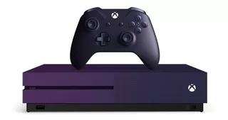 Microsoft Xbox One S 1TB Fortnite Battle Royale Special Edition Bundle color violeta gradiente