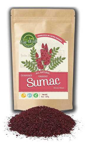 Eat Well Sumac Spice Powder 8 Oz Bayas De Zumaque Molidas En