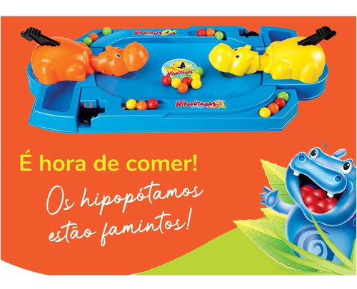 Jogo Hipopótamos Famintos Multikids - Br1290