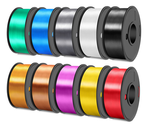 Filamento Seda Para Impresora Multicolor Herida Ordenada