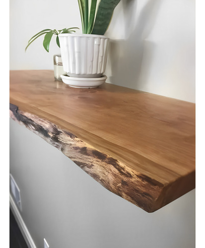 Prancha Resistente Madeira Maciça Com Borda Orgânica 70x40x5