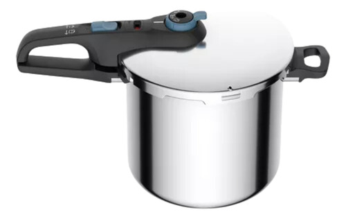 Panela De Pressão Rochedo Ppfe 8l Inox Circular 5 Sistemas Inox