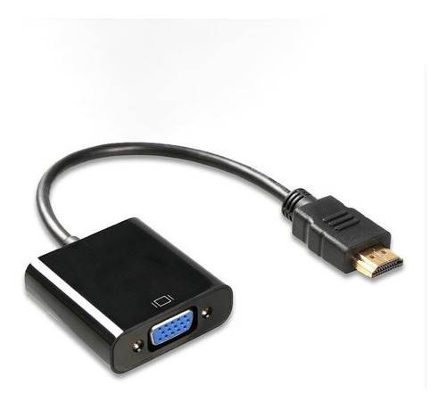 Adaptador Conversor Hdmi A Vga Y Audio Nuevo