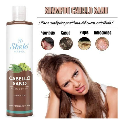 Shampoo Cabello + Gel + Spray +aceite Cabello Sano