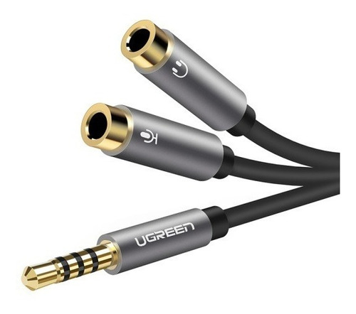 Ugreen Cable De Audífono Y Micrófono Gold-plated