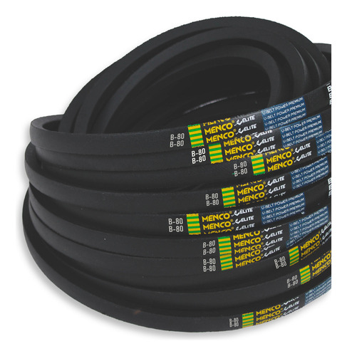 Kit Correia Industrial Em V Lisa B-80 Menco (10un)