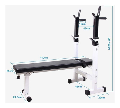 Banco De Pesas Ajustable Para Gimnasio En Casa Banco De