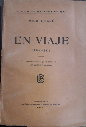 4578 En Viaje (1881-1882) - Cane, Miguel