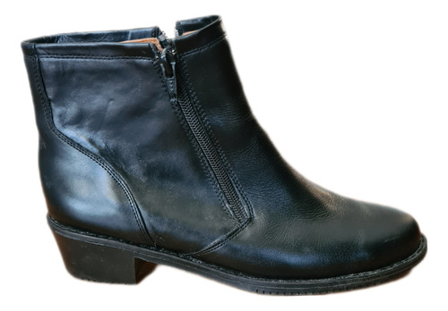 Botas 100%cuero Cortas Mujer Marca Madera Impecables Talle39