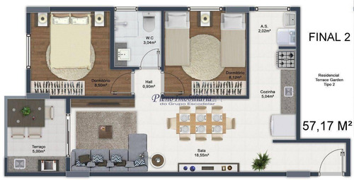 Imagem 21 de 25 de Apartamento Com 2 Dormitórios À Venda, 61 M² Por R$ 323.000,00 - Mirim - Praia Grande/sp - Ap0946