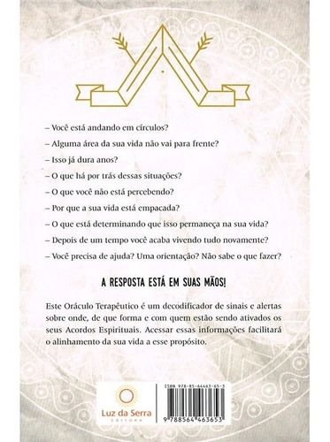 Livro Oráculo Terapêutico Dos Acordos Espirituais+118 Cartas