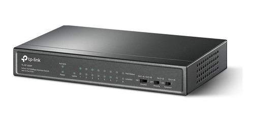 Switch Tp-link Fast Ethernet Tl-sf1009p, 9 Puertos 1.8 Gbit