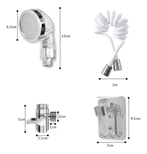 Colador Fregadero Adaptador Pulverizador, Manguera + Soporte