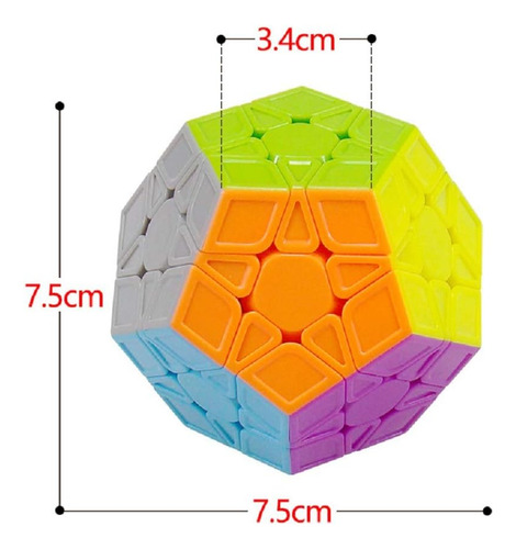 Cubo De Velocidad Megaminx, Cubo De Velocidad Pentagonal 3x3