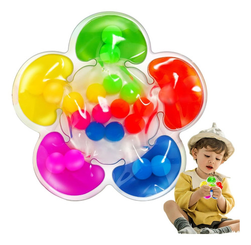 Juguetes Coloridos De Prensa De Flores Fidget - Juguetes