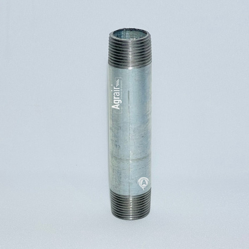 Imagen 2 de 3 de Niple Galvanizado De 1 X 6 Pulgadas Agrair