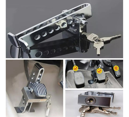 Bloqueador Automático Traba Pedal Antirobo Security + Candad