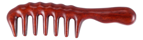 Peine For Desenredar, Peine De Madera Con Dientes Anchos Pa