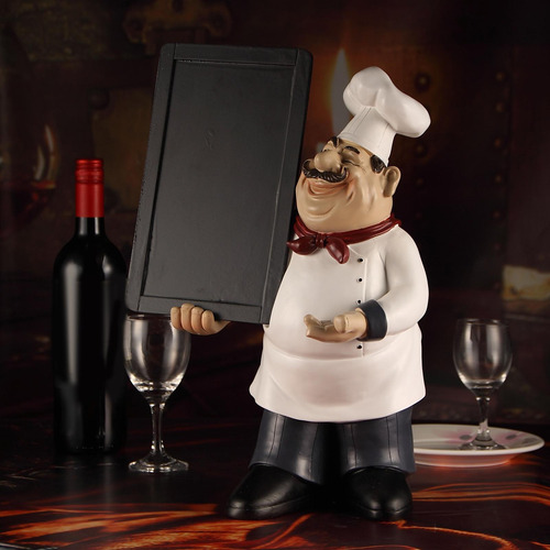 Ornamento De Chef De Cozinha, Escultura De Chef, Novidade,