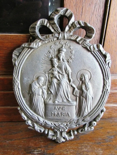 Medalla Ave Maria, Importante Tamaño (Usado)