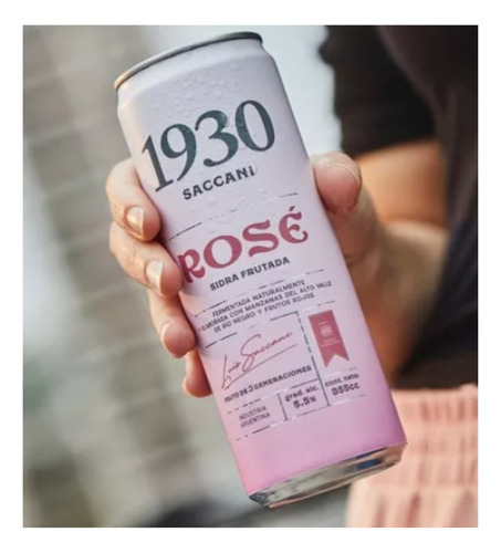 Sidra En Lata 1930 Rose Saccani X 355 Cc. Pack X 6