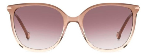 Lentes Solares Carolina Herrera Her0229/s Fwm Nude Lente Gradient Brown Diseño Solar