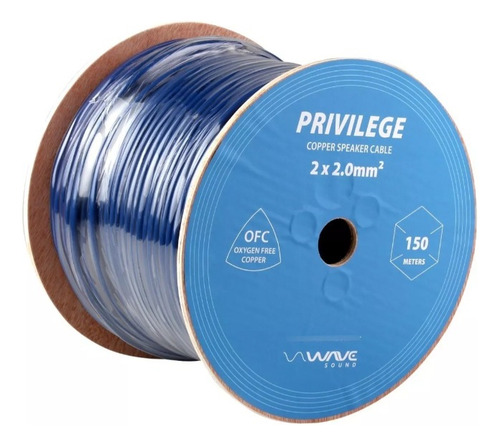 10 Metros De Cabo De Caixa Privilege Waveone - 2x2,0 Ofc