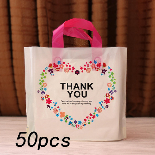 50x Bolsos De Compras Bolsa Bolsas De 35cmx25cmx10cm