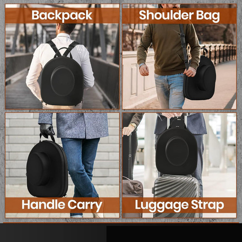 Estuche Para Sombrero Queenly-travel, Estuche De Viaje Para